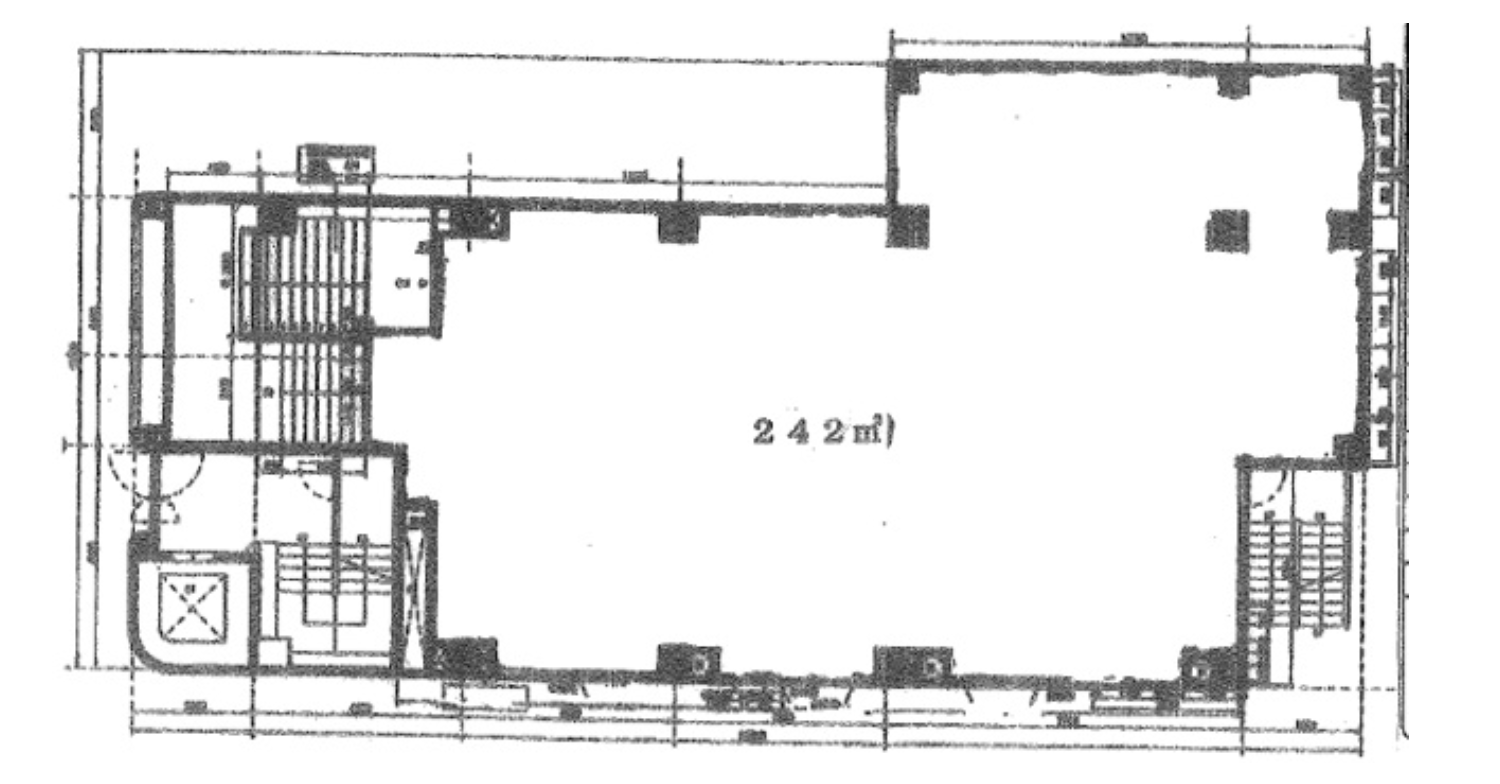 【兵庫県神戸市長田区】JR神戸線 新長田駅から徒歩2分／飲食店可／1フロア1テナント／スケルトン／約73.2坪